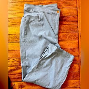Chico’s Zenergy Crop pants- Size 3 Baby Blue